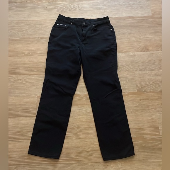 Eddie Bauer Denim - Eddie Bauer black straight leg denim jeans